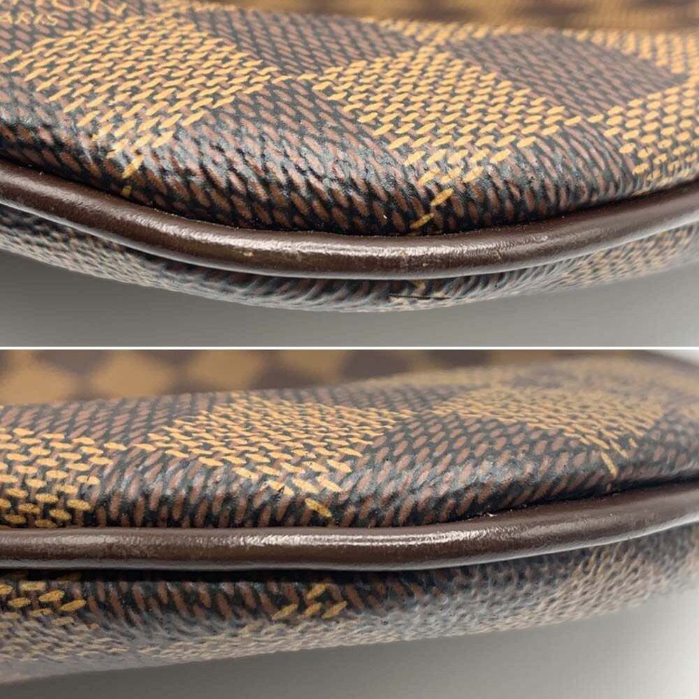 LOUIS VUITTON Authentic Brown Damier Pochette Shoulder Bag - Picture 3 of 5